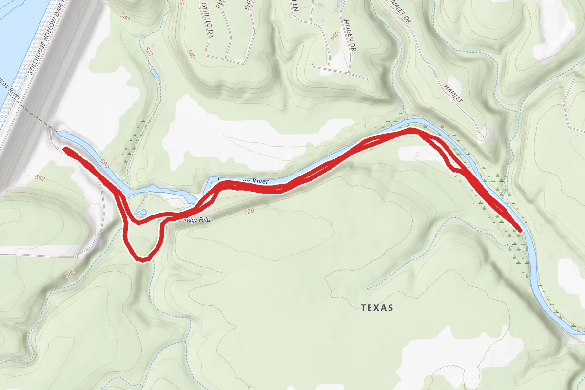 Chalk Ridge Falls Park Trail