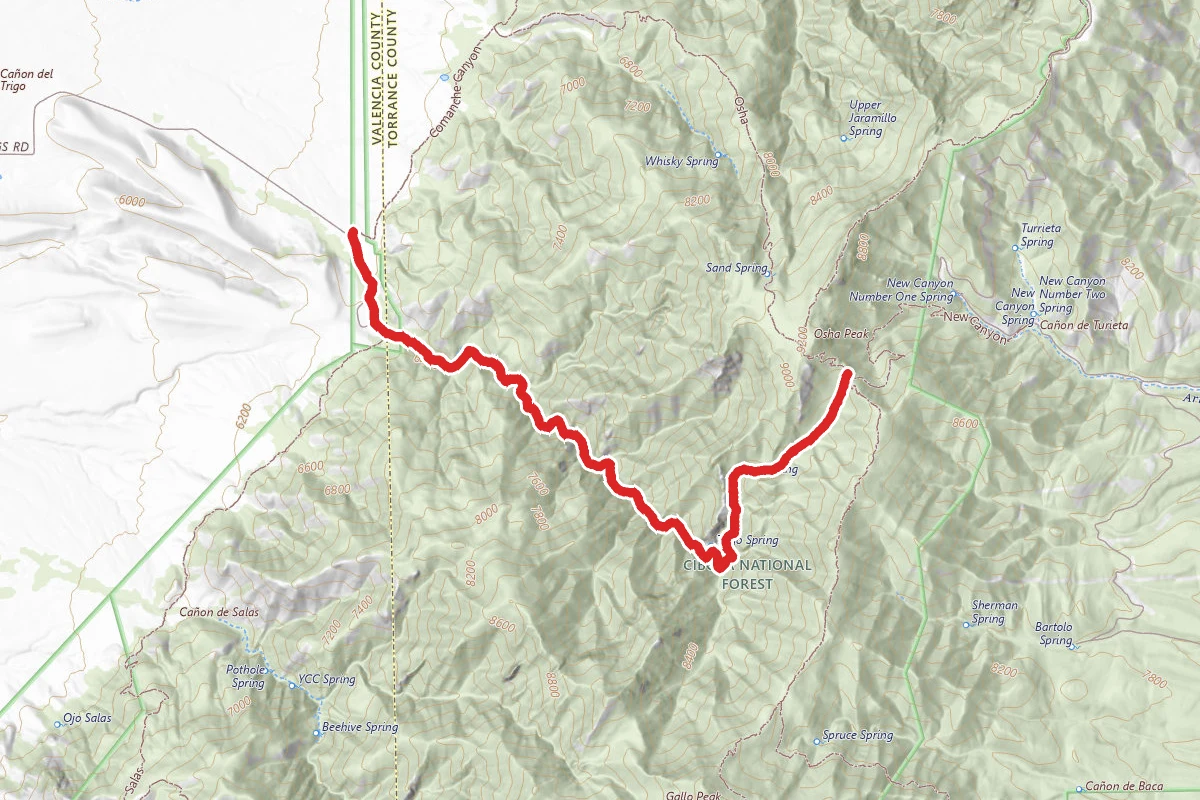 Trigo Canyon Trail