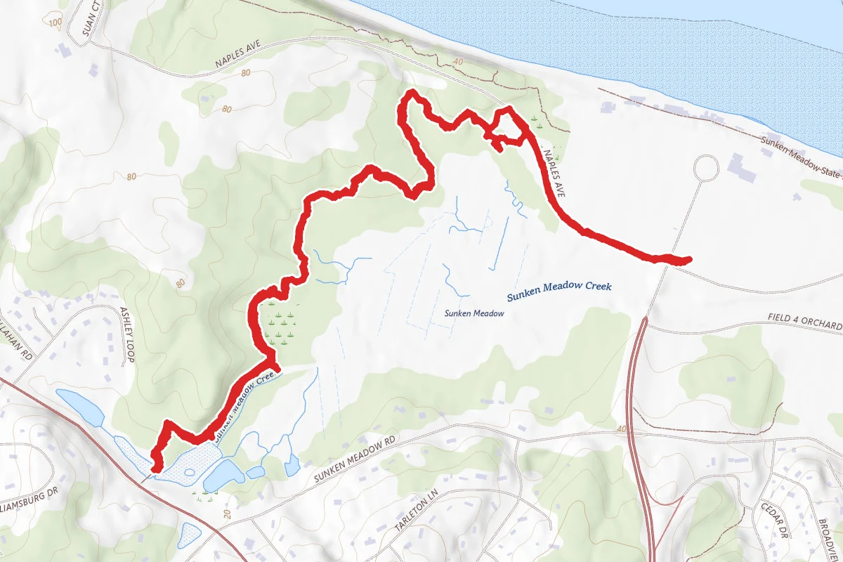 Sunken Meadow Creek Trail