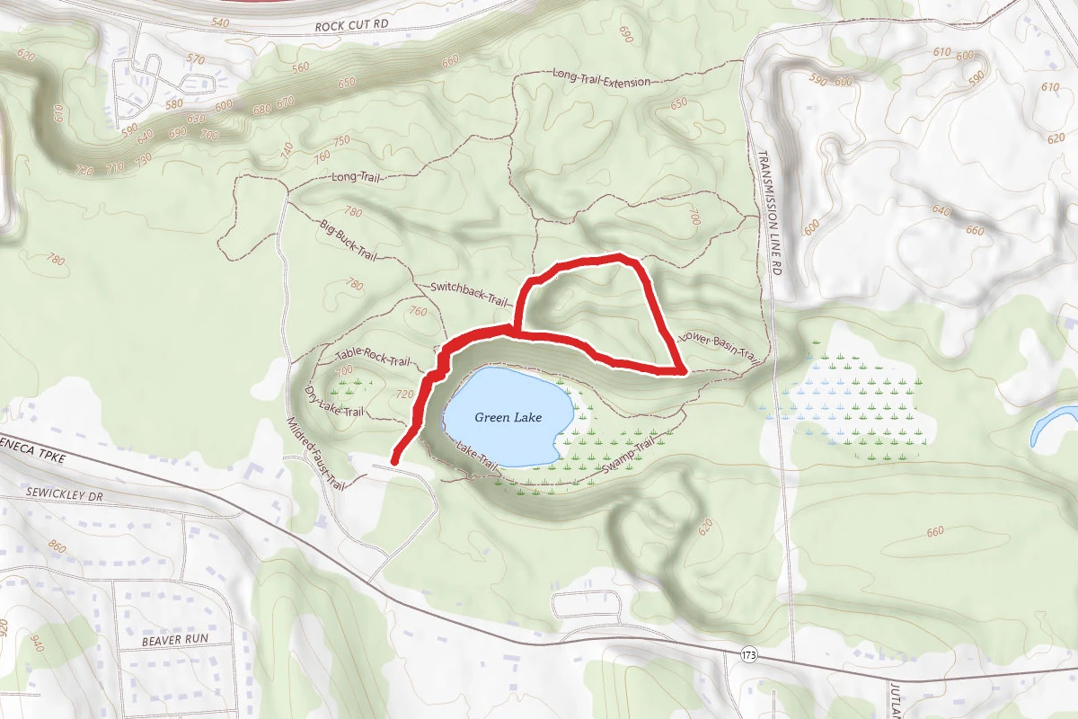 Cliff Trail to Pulpit Rock Trail Loop