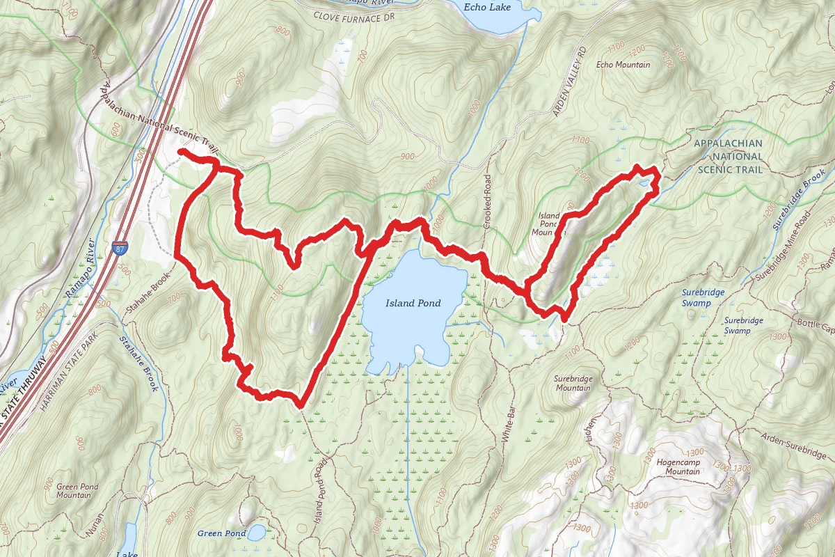 Island Pond Mountain Loop