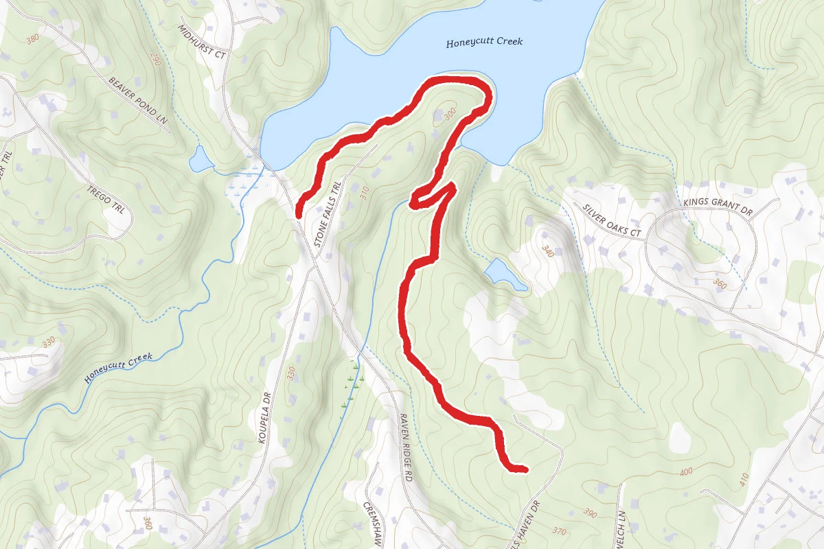 Epps Forest and Falls Lake Trail