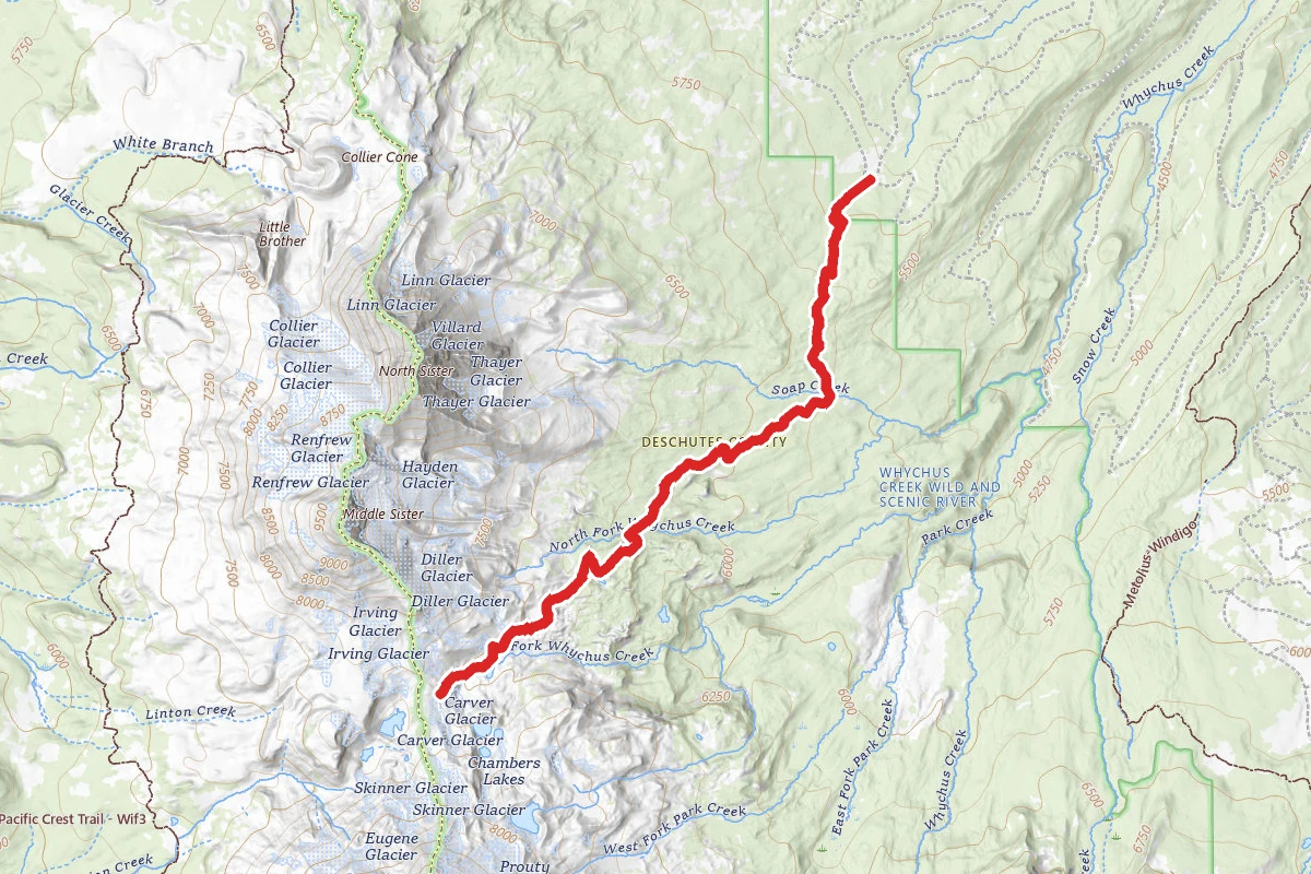 Chambers Lakes Basin Trail