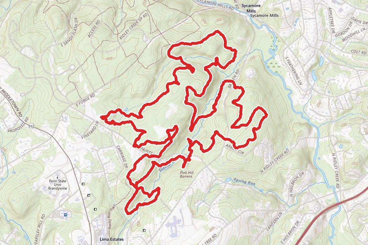Minshall and Pink Hill Trail