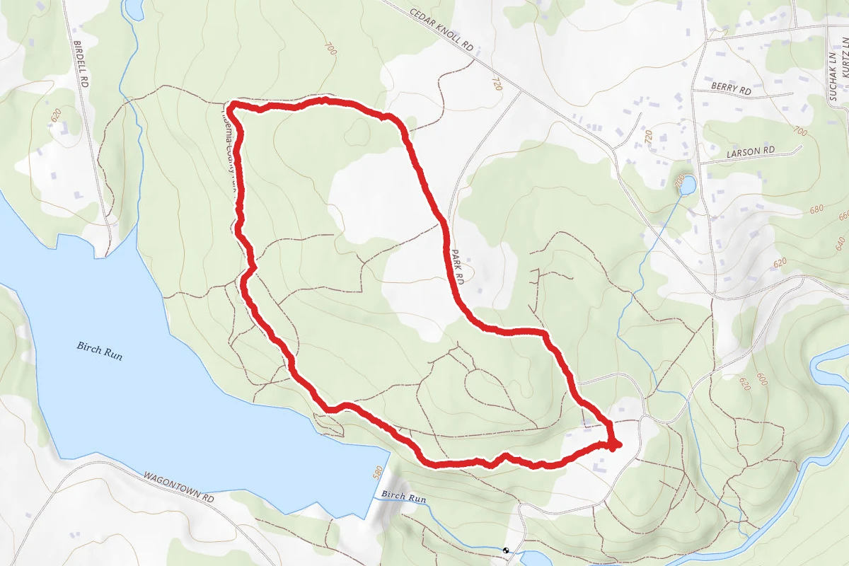 Lake Trail and Cedar Hollow Trail Loop