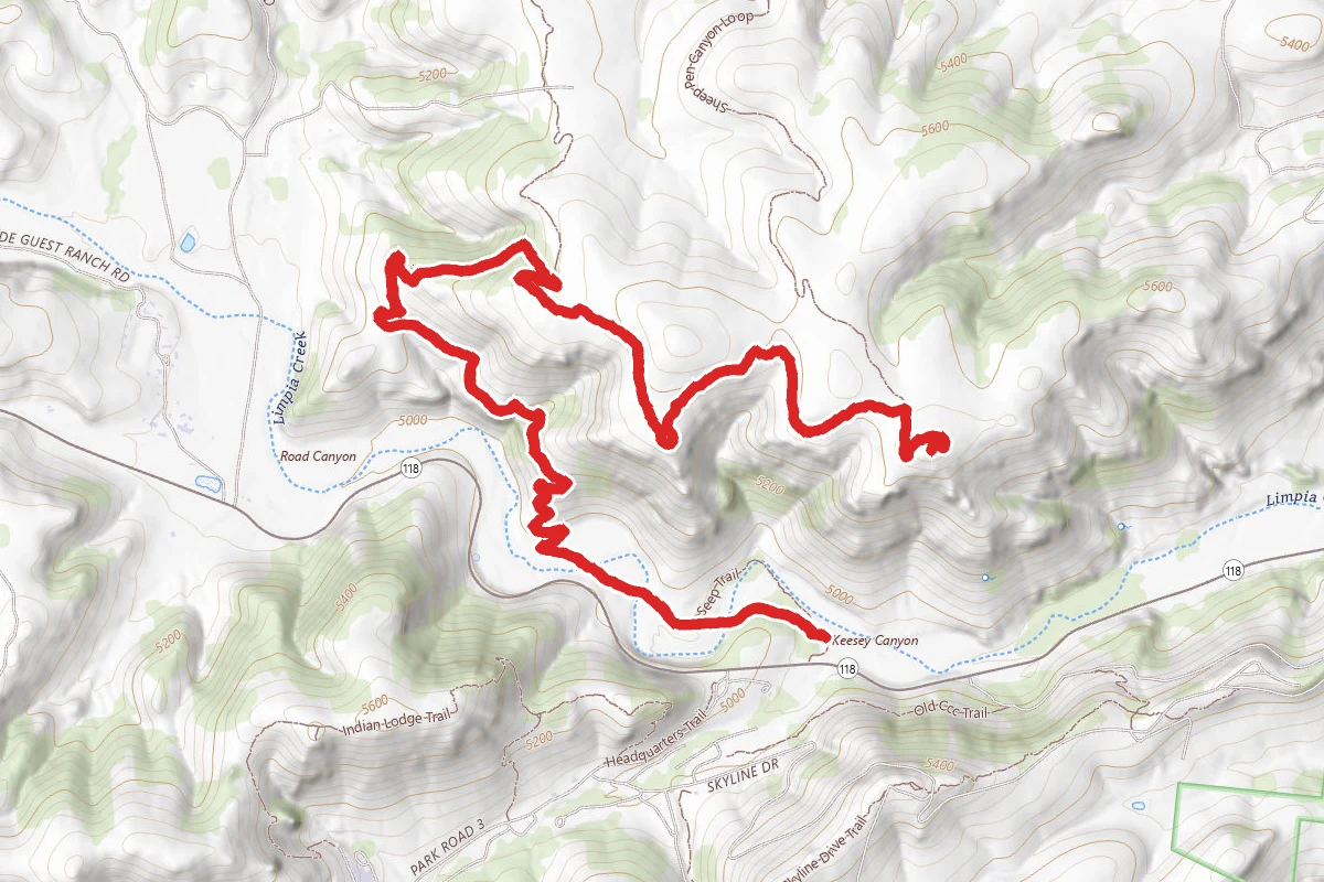 Limpia Creek Vista Trail