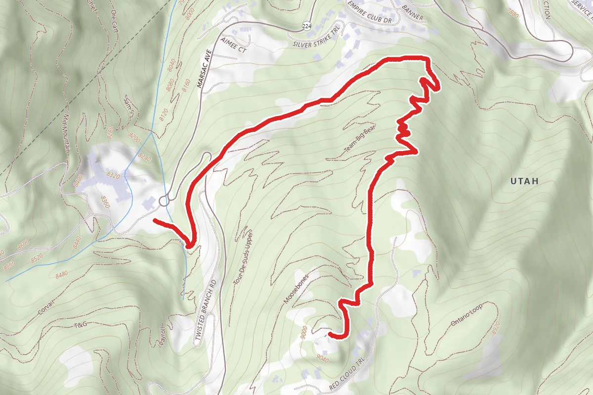 Mid-Mountain and Red Cloud Trail