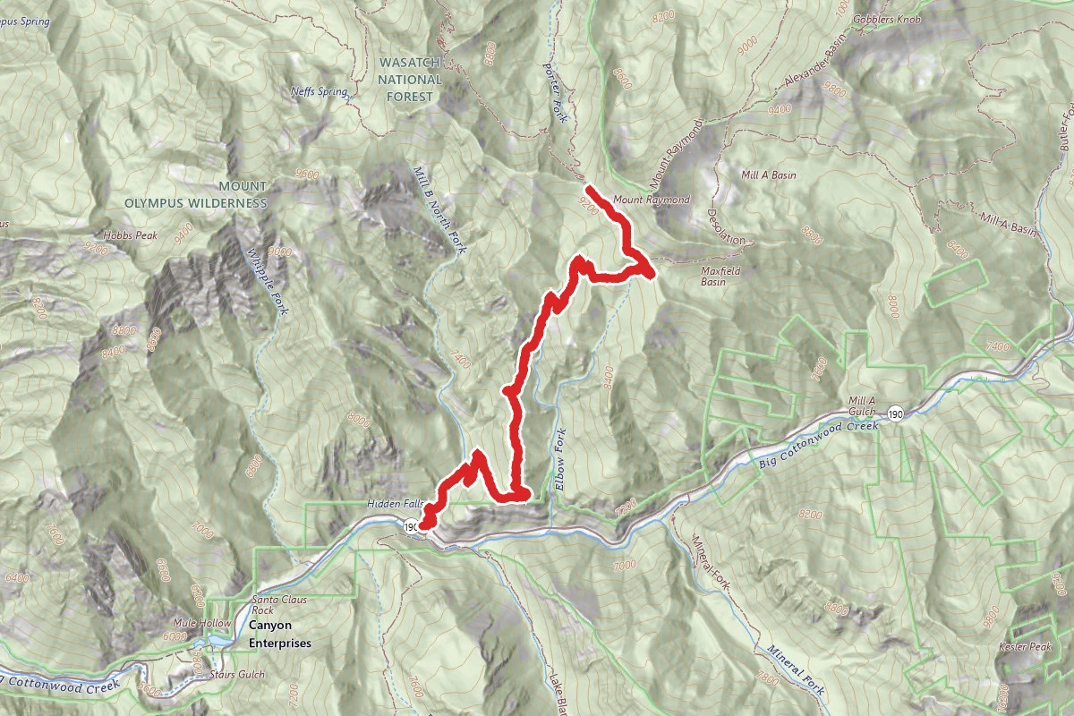 Mill B North to Desolation Trail
