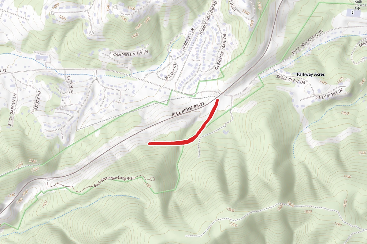 Buck Mountain Overlook Trail