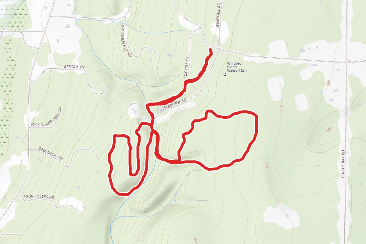 Granny's, Sacred Ridge, Farm and Upper Loop Trail