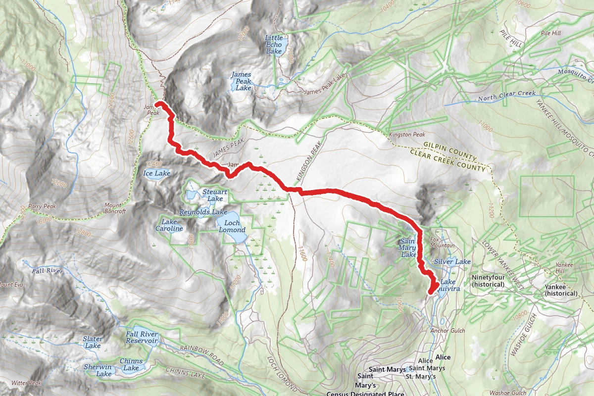 James Peak Trail