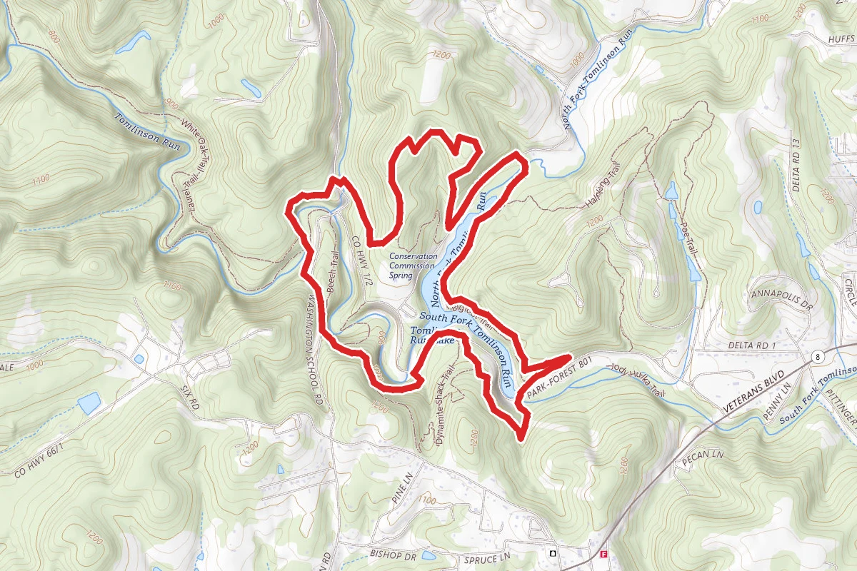 Tomlinson Run State Park Area Trails