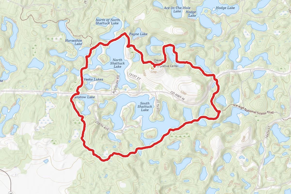 Chippewa Moraine Circle Loop Trail