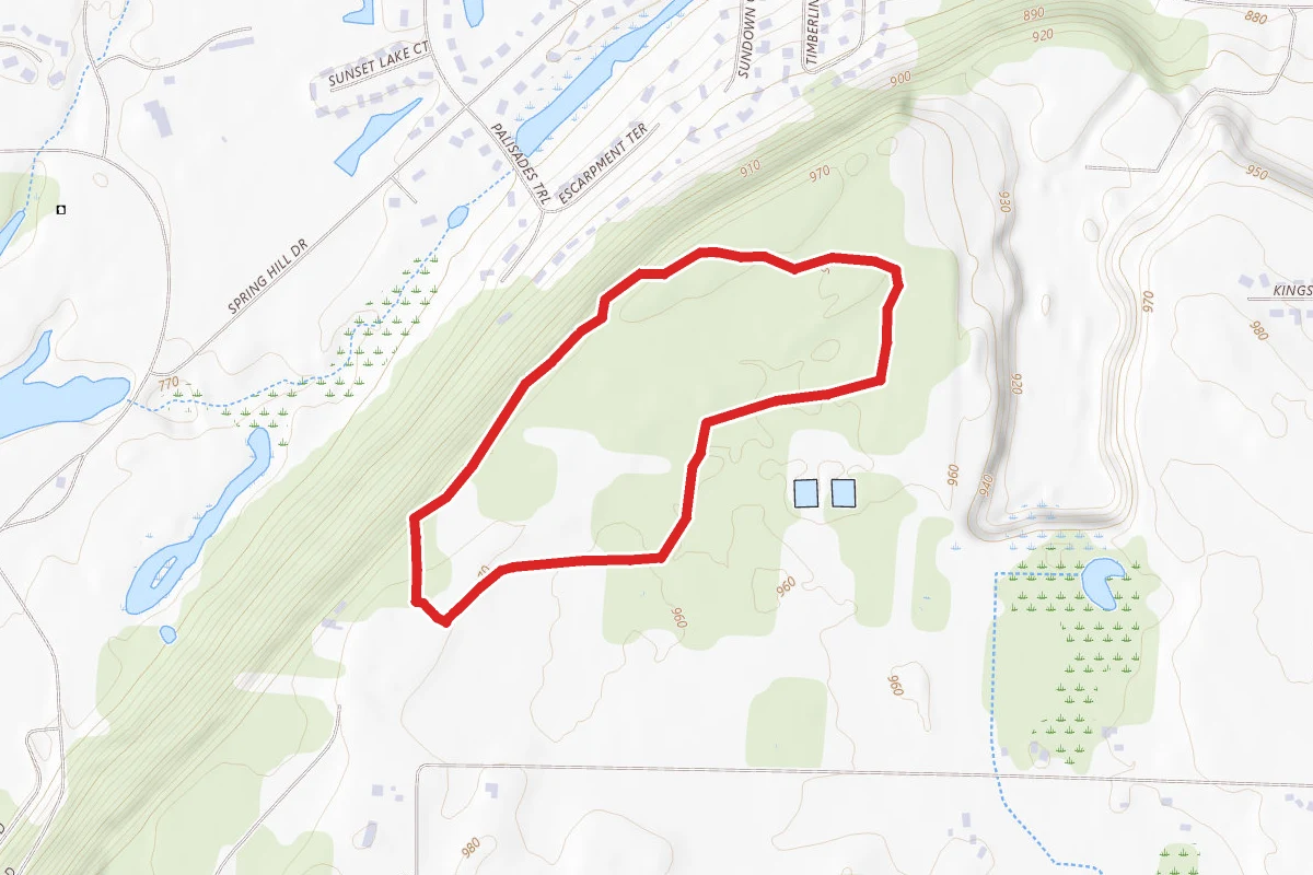 Forest Management Trail route map