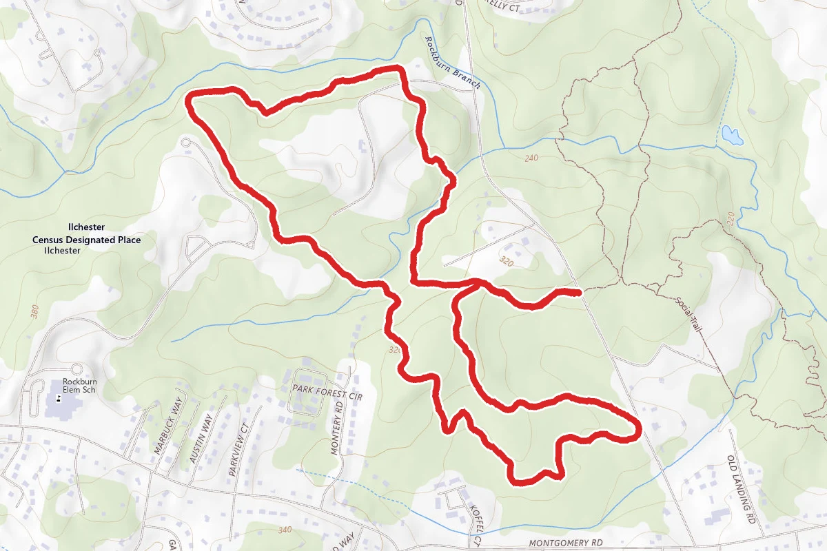 Rockburn, Pain Cave, Iskills, and Nu Trail Loop
