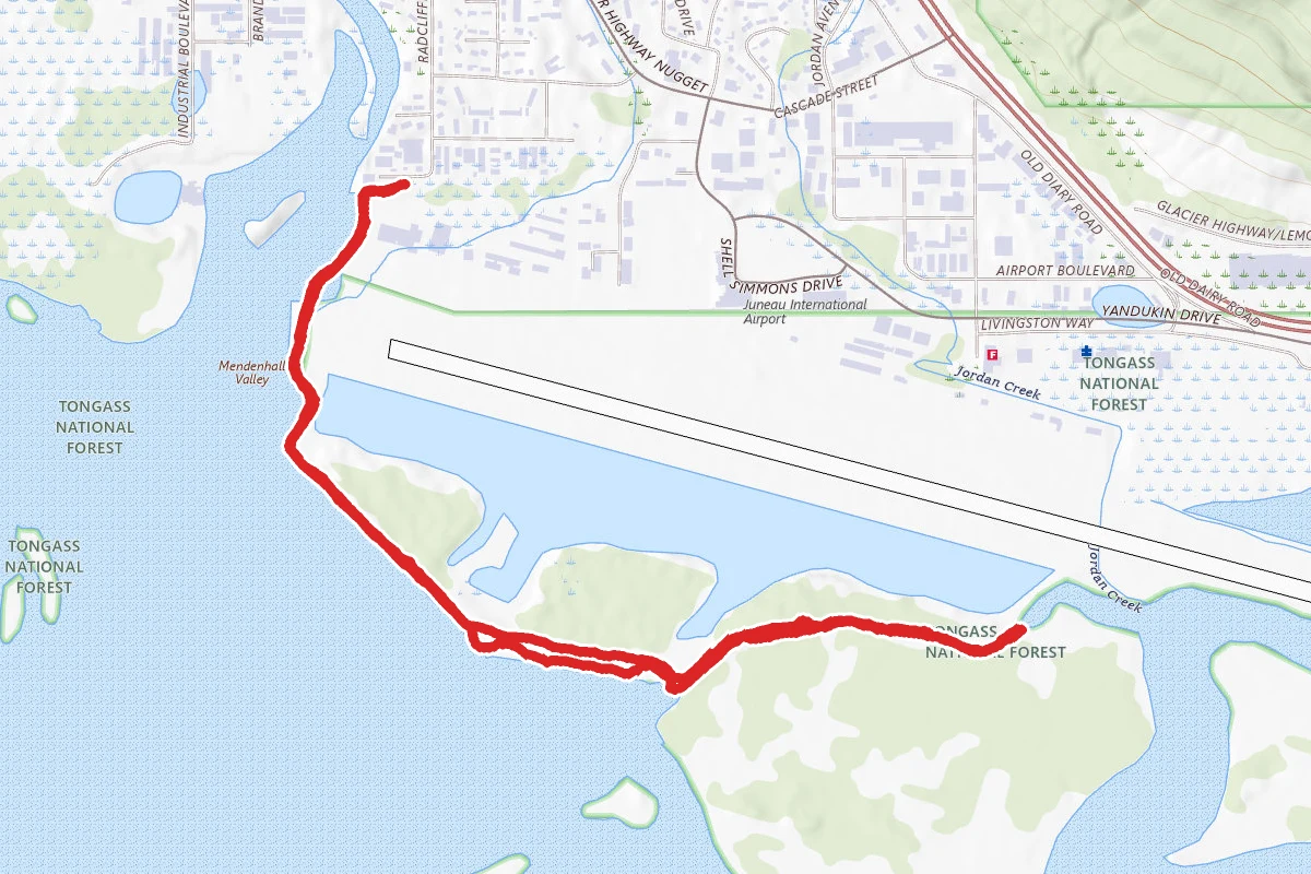 Mendenhall Wetlands Refuge Trail