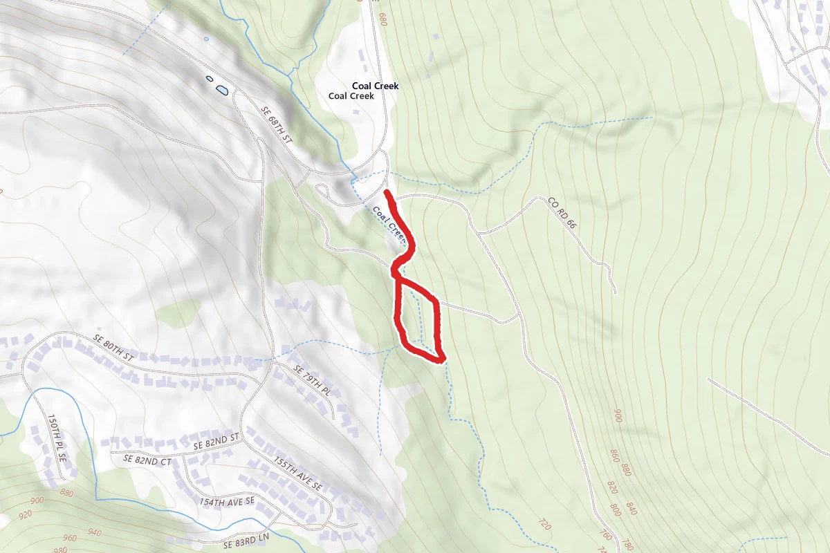 Steam Hoist Trail route map