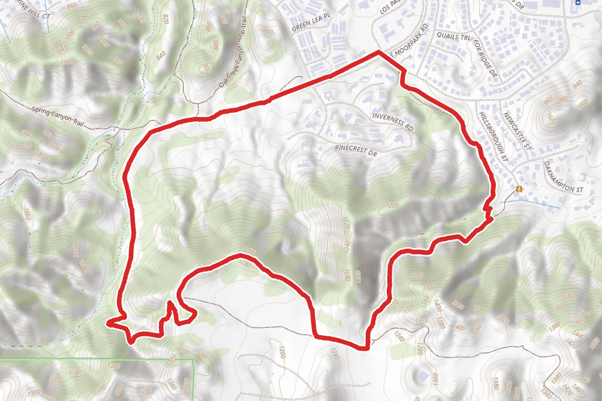 Los Padres Trail and Vista Loop