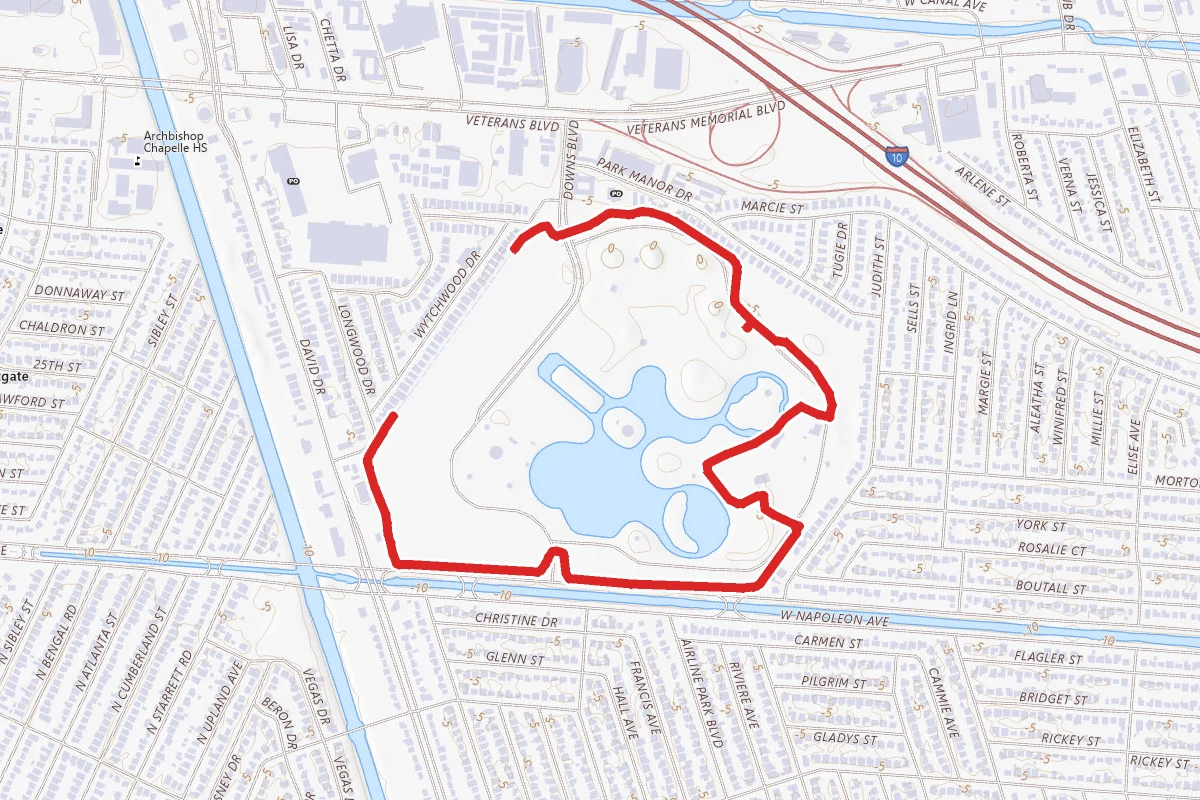 Lafreniere Park Loop