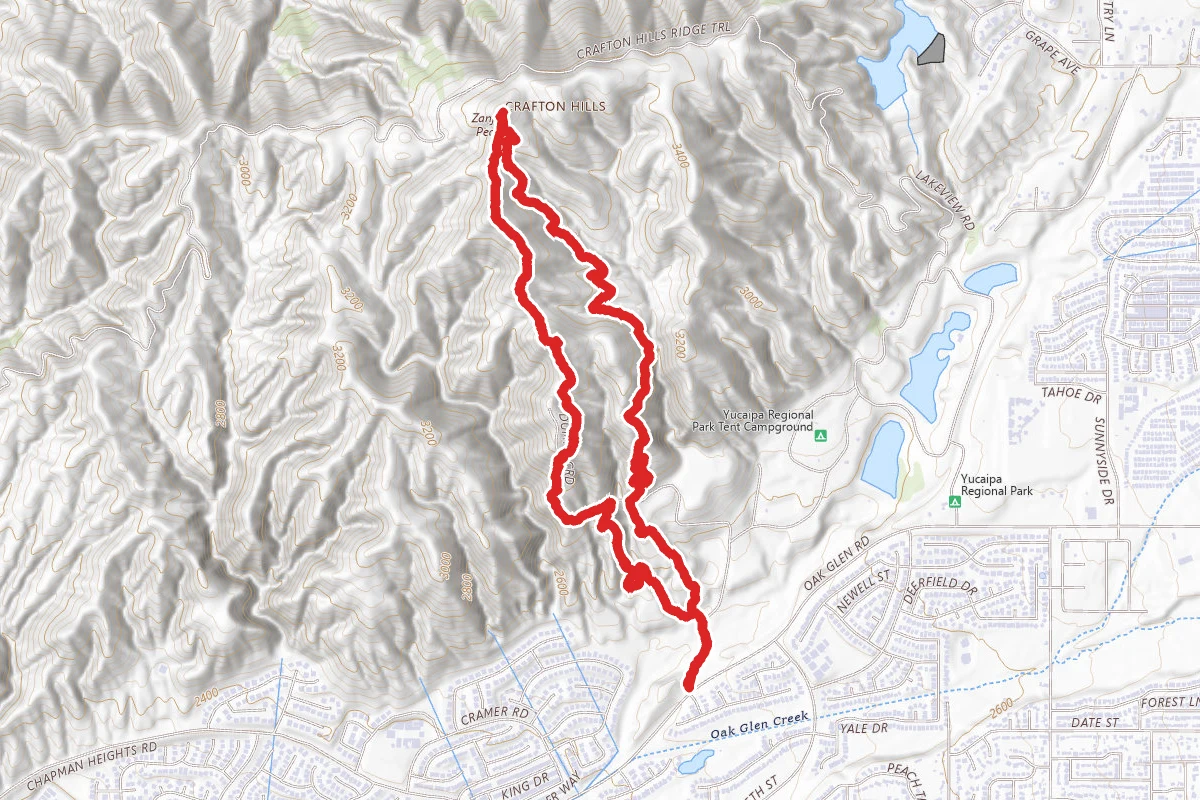 Zanja Peak Trail