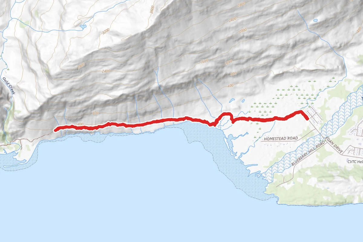 Shoup Bay Trail Section A