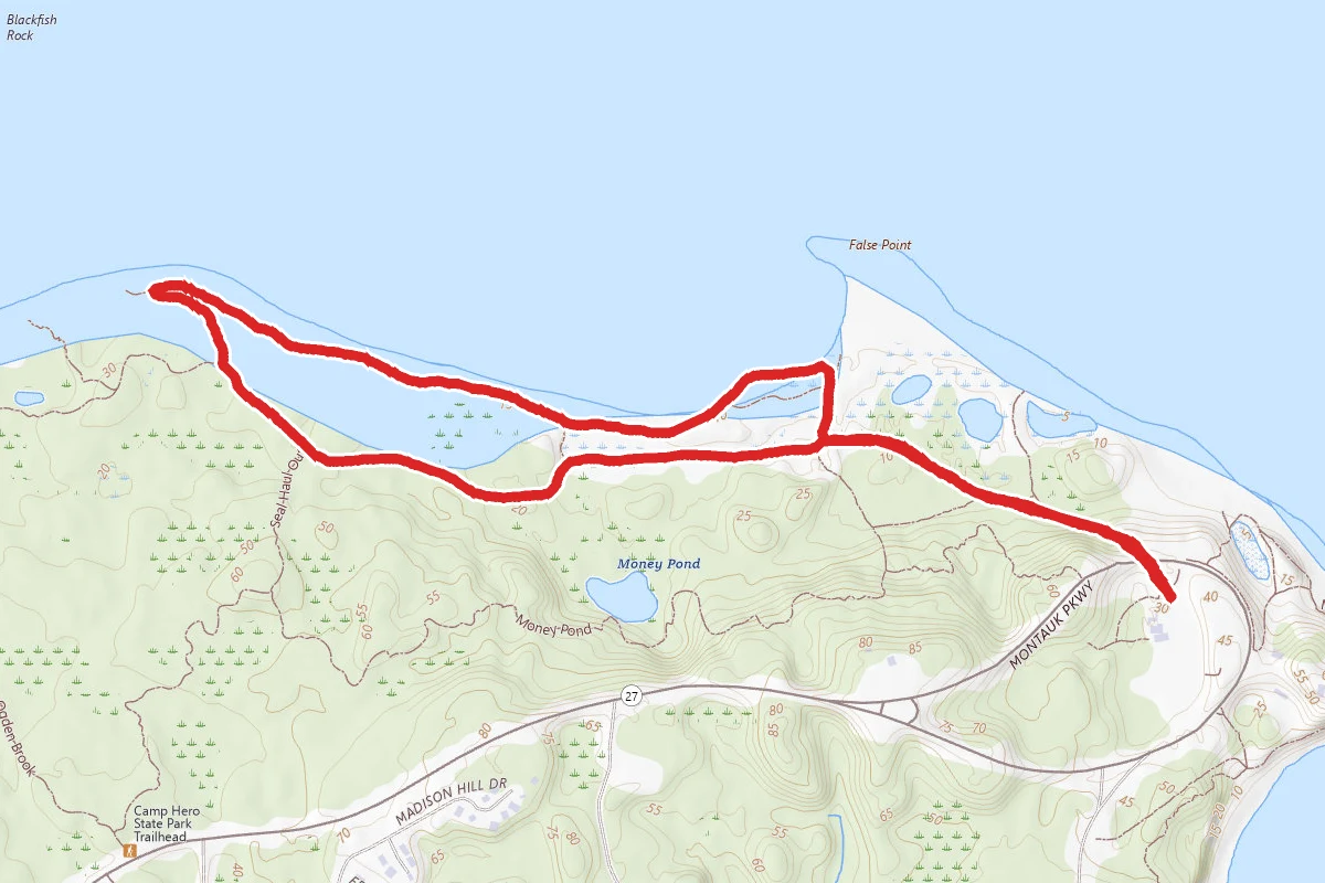 Oyster Pond and Beach Loop