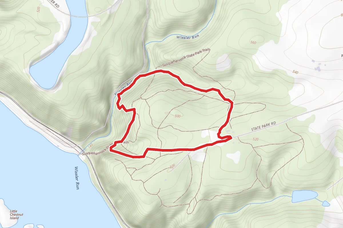 Hawk Point Overlook via Rhododendron Trail