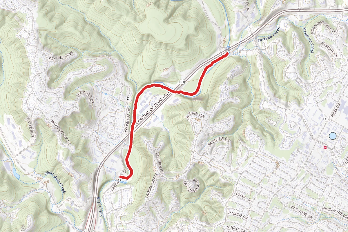 Bull Creek South to North