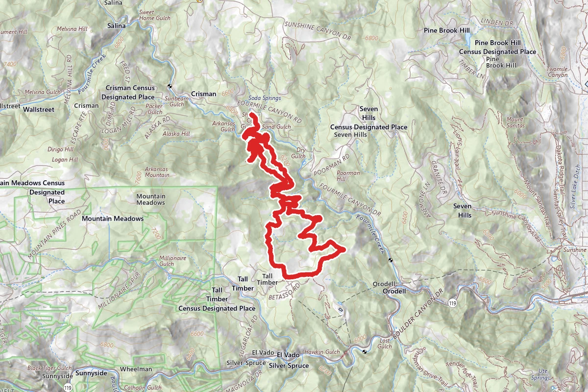 Canyon Loop and Benjamin Trail Loop