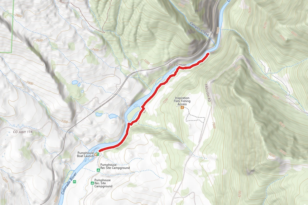 Gore Canyon Trail