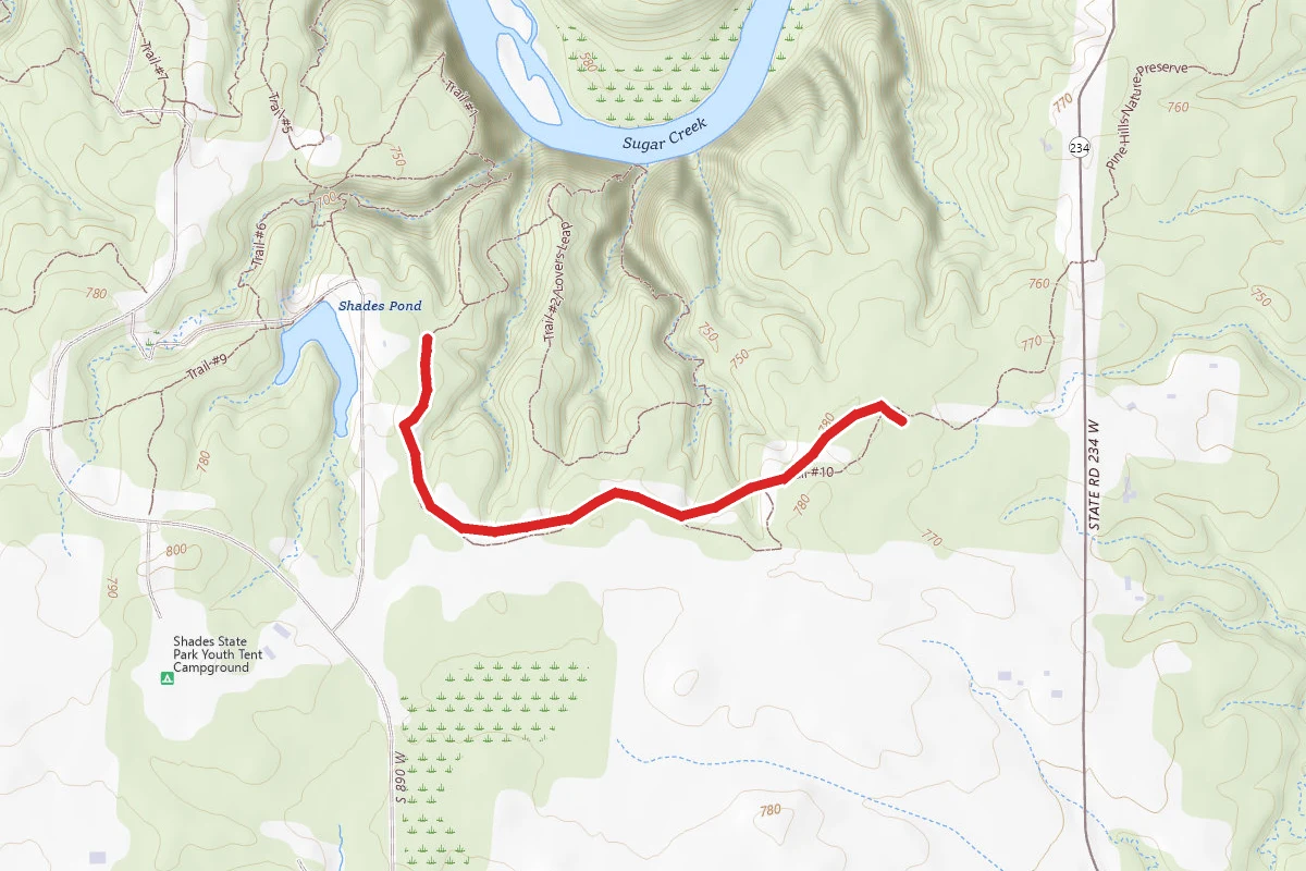 Shades State Park Trail #10