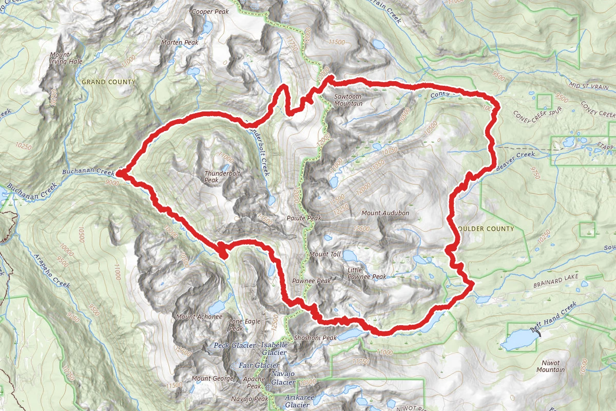 Northern Indian Peaks Loop