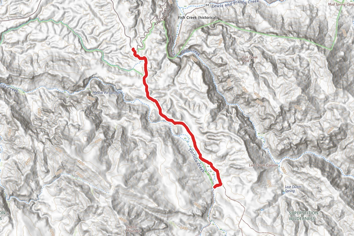 Tortilla Pass Trail