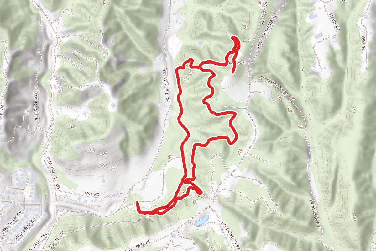 La Corona Trail and Branciforte Creek Trail Loop