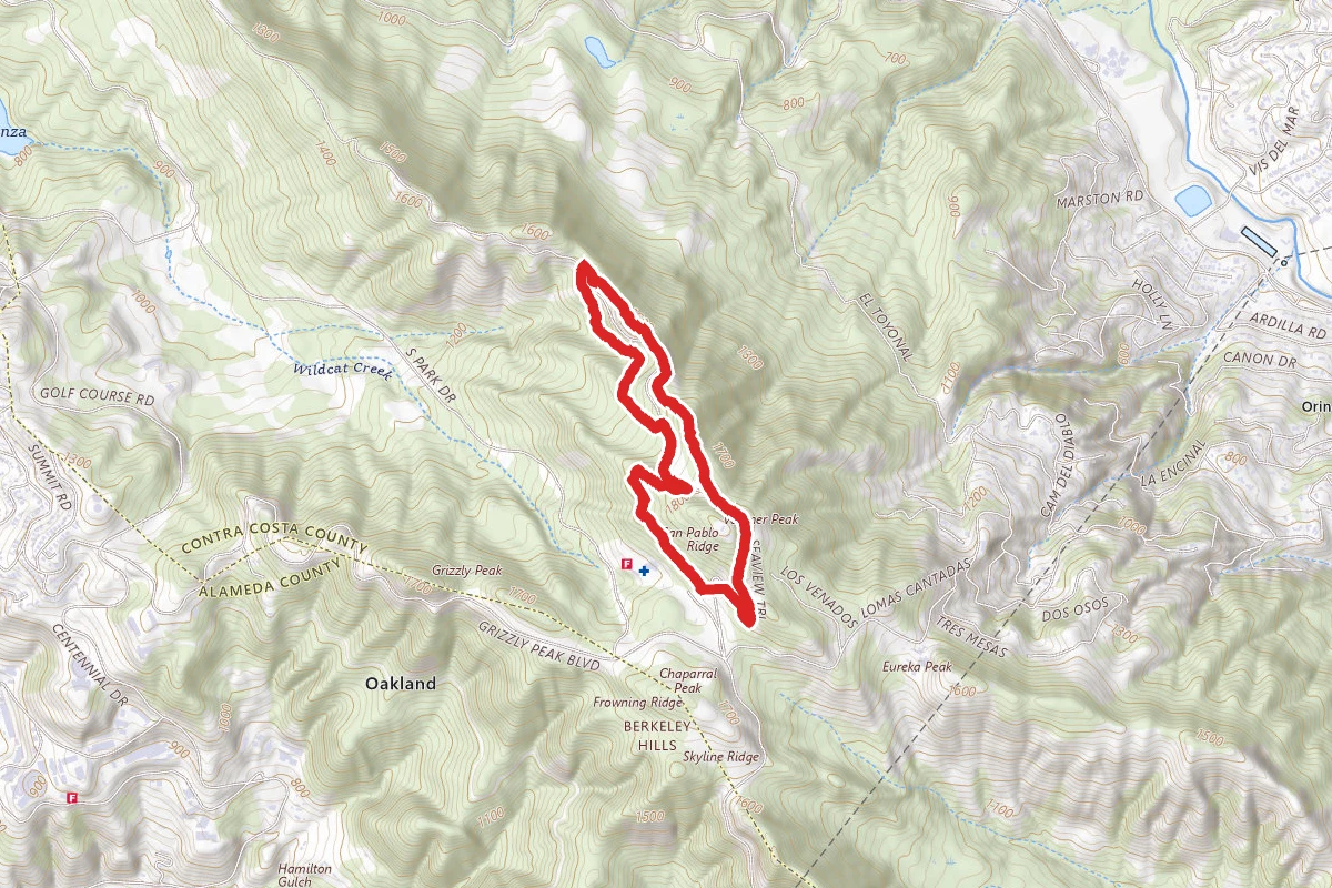 Seaview Trail, Arroyo Trail, Volmer Peak Trail Loop