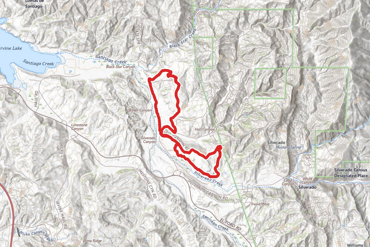 Baker Canyon Double Loop Trail