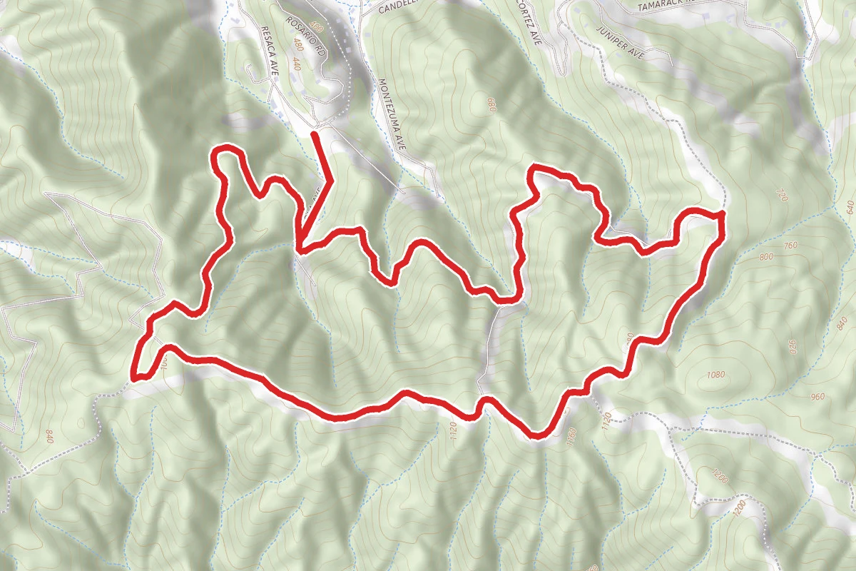 Resaca, San Geronimo Ridge and Manzanita Fire Road