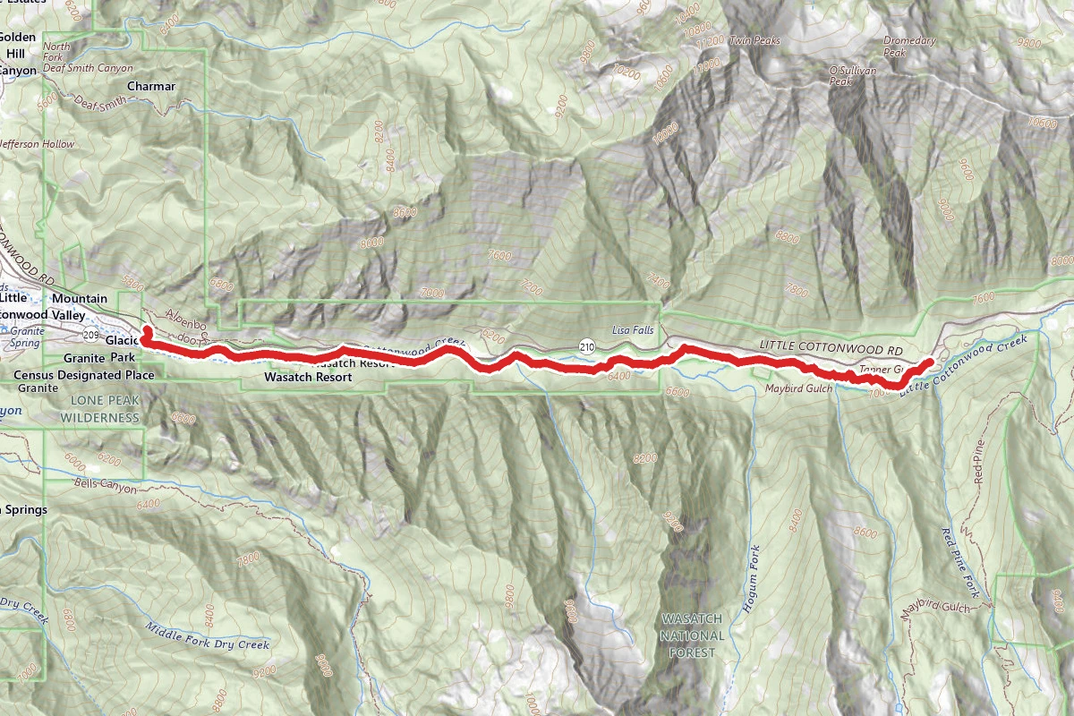 Temple Quarry and Little Cottonwood Creek Trail
