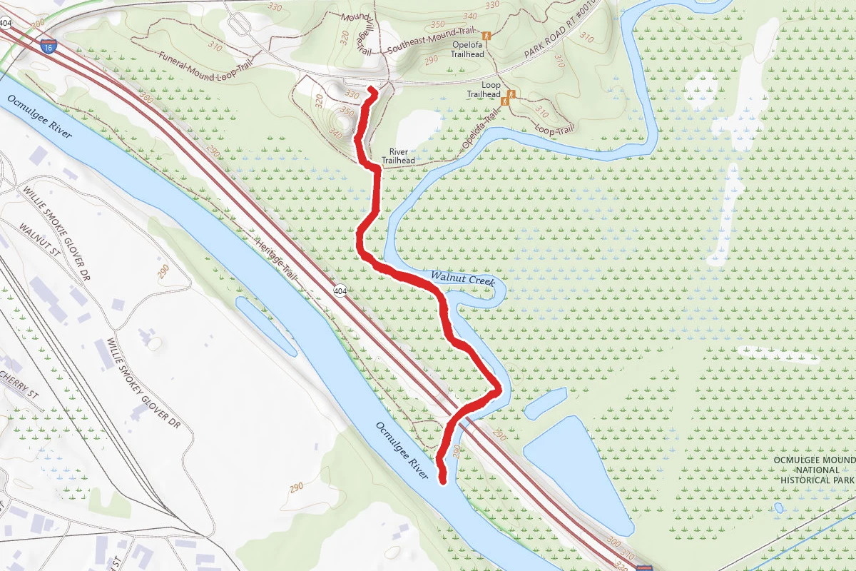 Ocmulgee National Monument River Trail