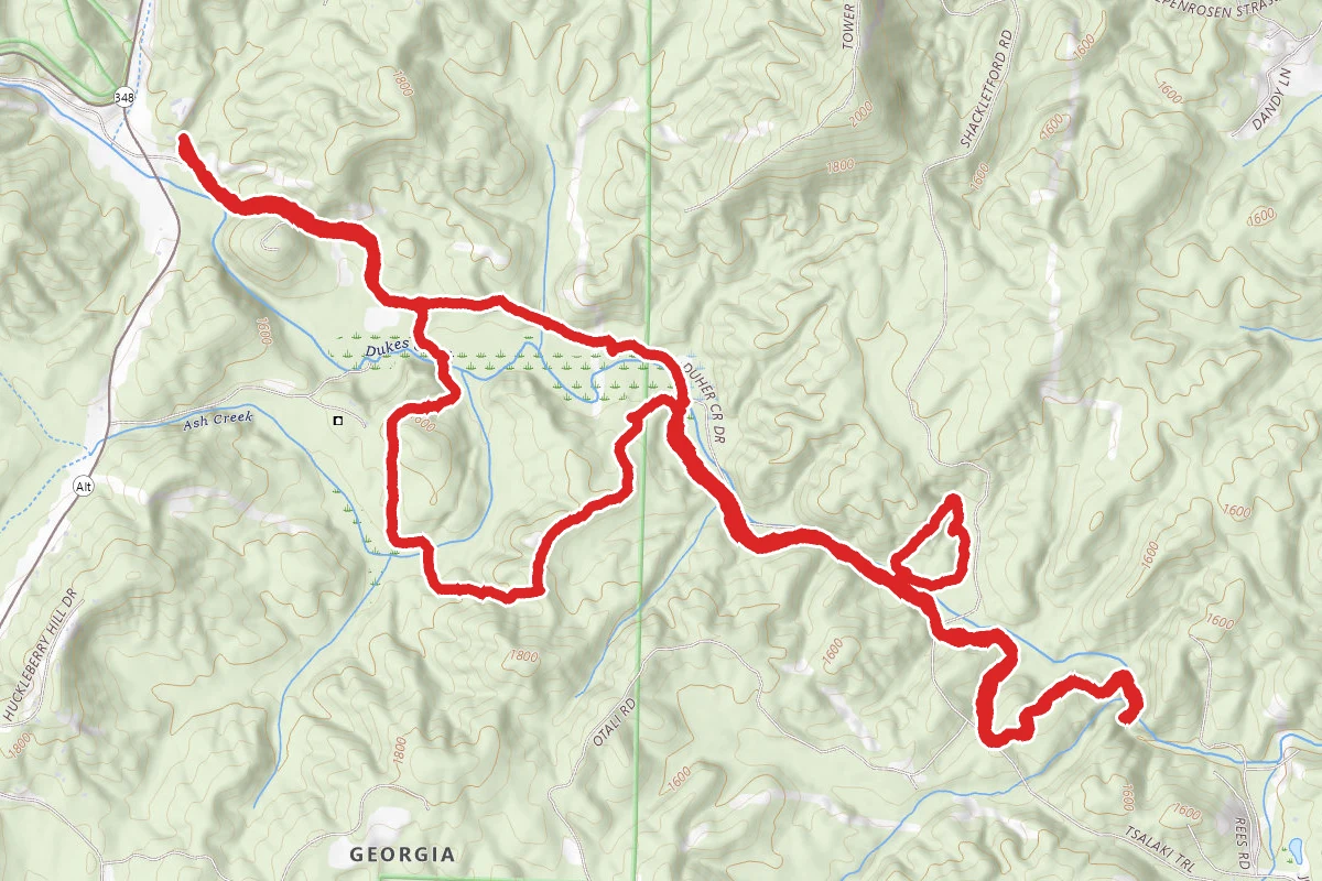 Martins Mine, Cathy Ellis and Ash Creek Trail