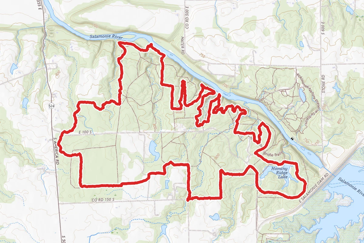 Lakeview and Boundary Trails at Salamonie Reservoir