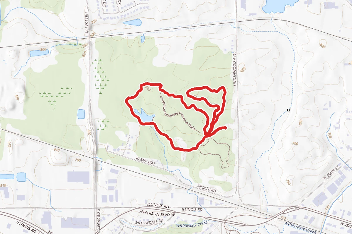 Oak Paradise, Maple Spur, and Trail of Reflection Loop