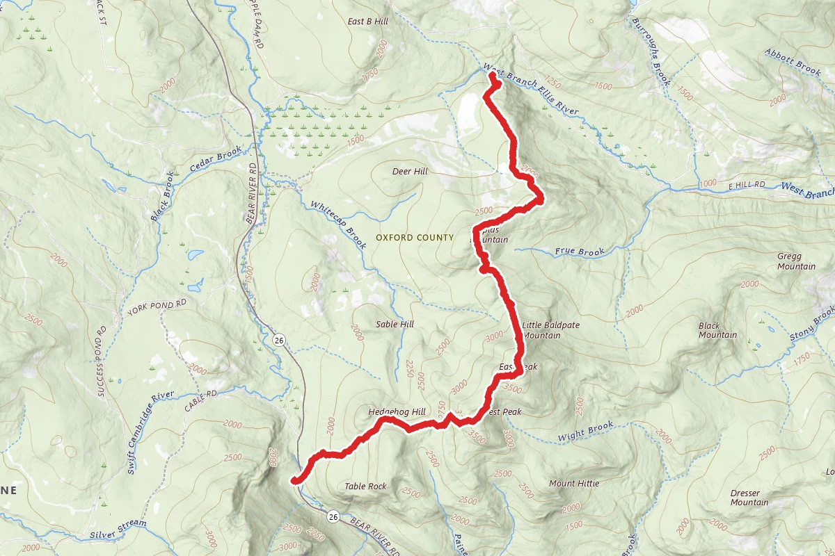 Baldpate Mountain via Appalachian Trail