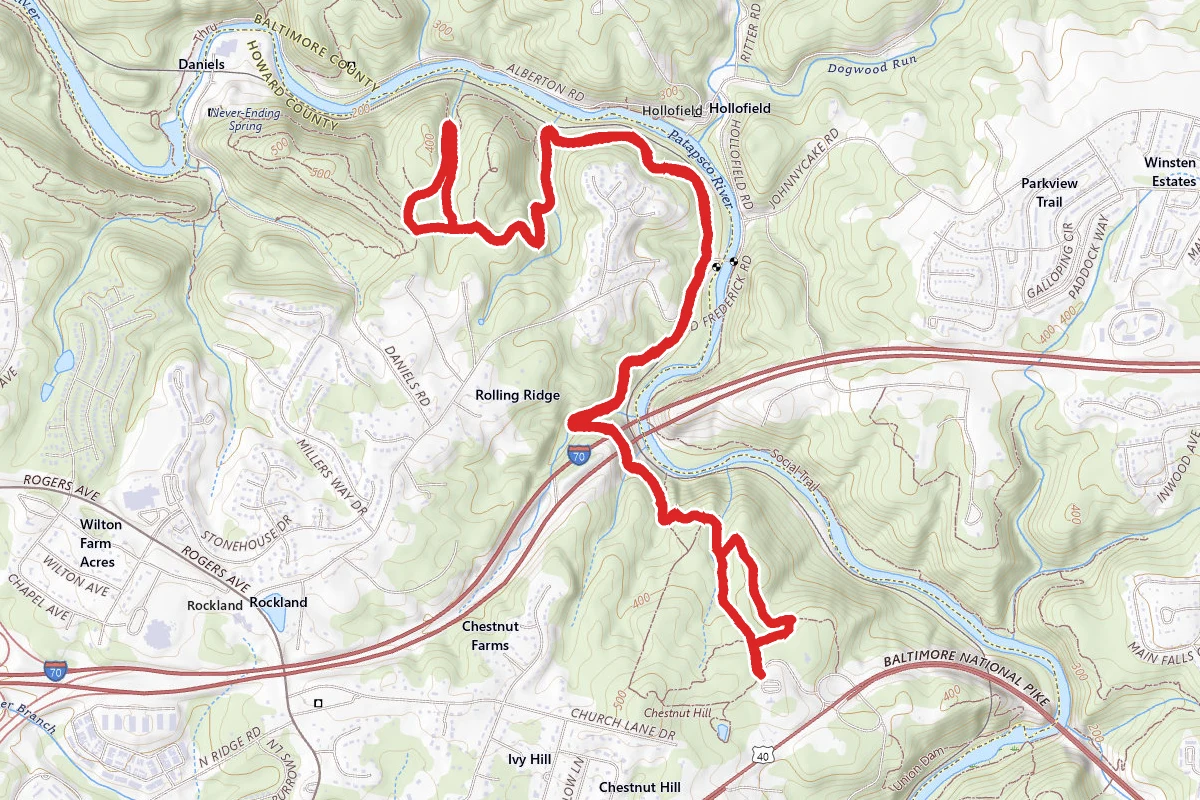 Hollofield Access and Daniels Access Trail