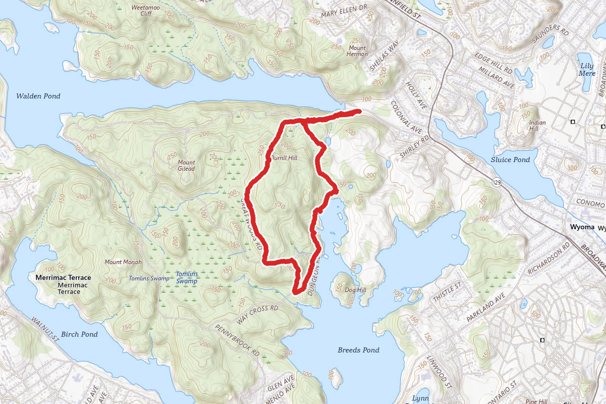 Cooke Road and Cornel Path Loop