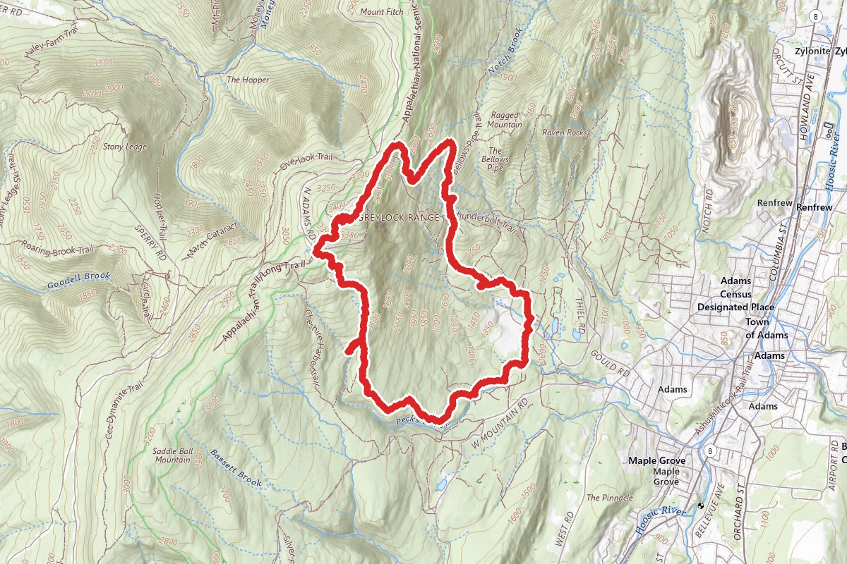 Bellows Pipe, Thunderbolt, Gould Trail