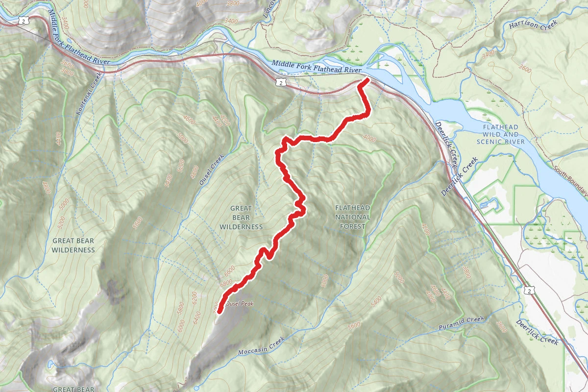 Ousel Peak Trail