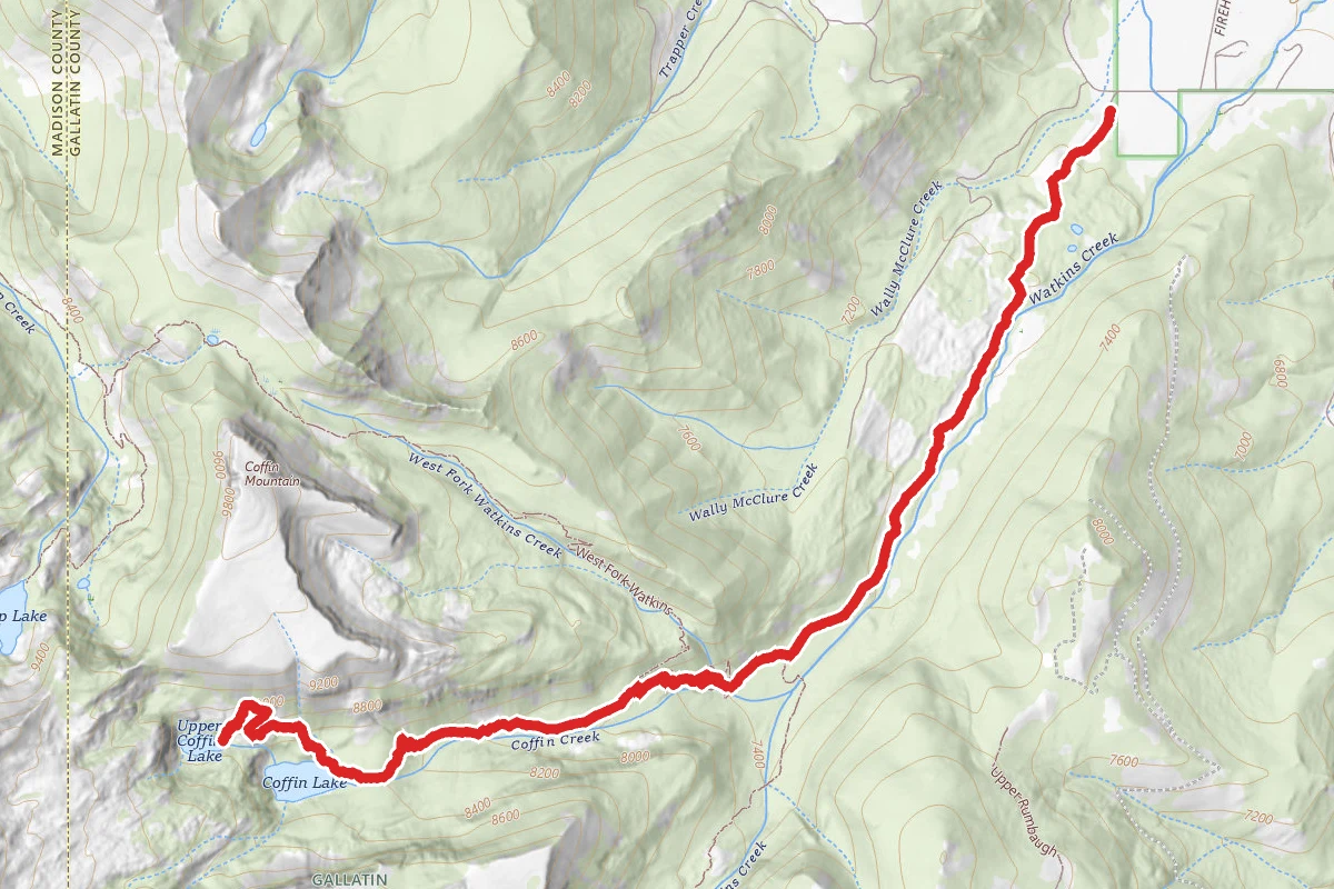 Coffin Lakes Trail