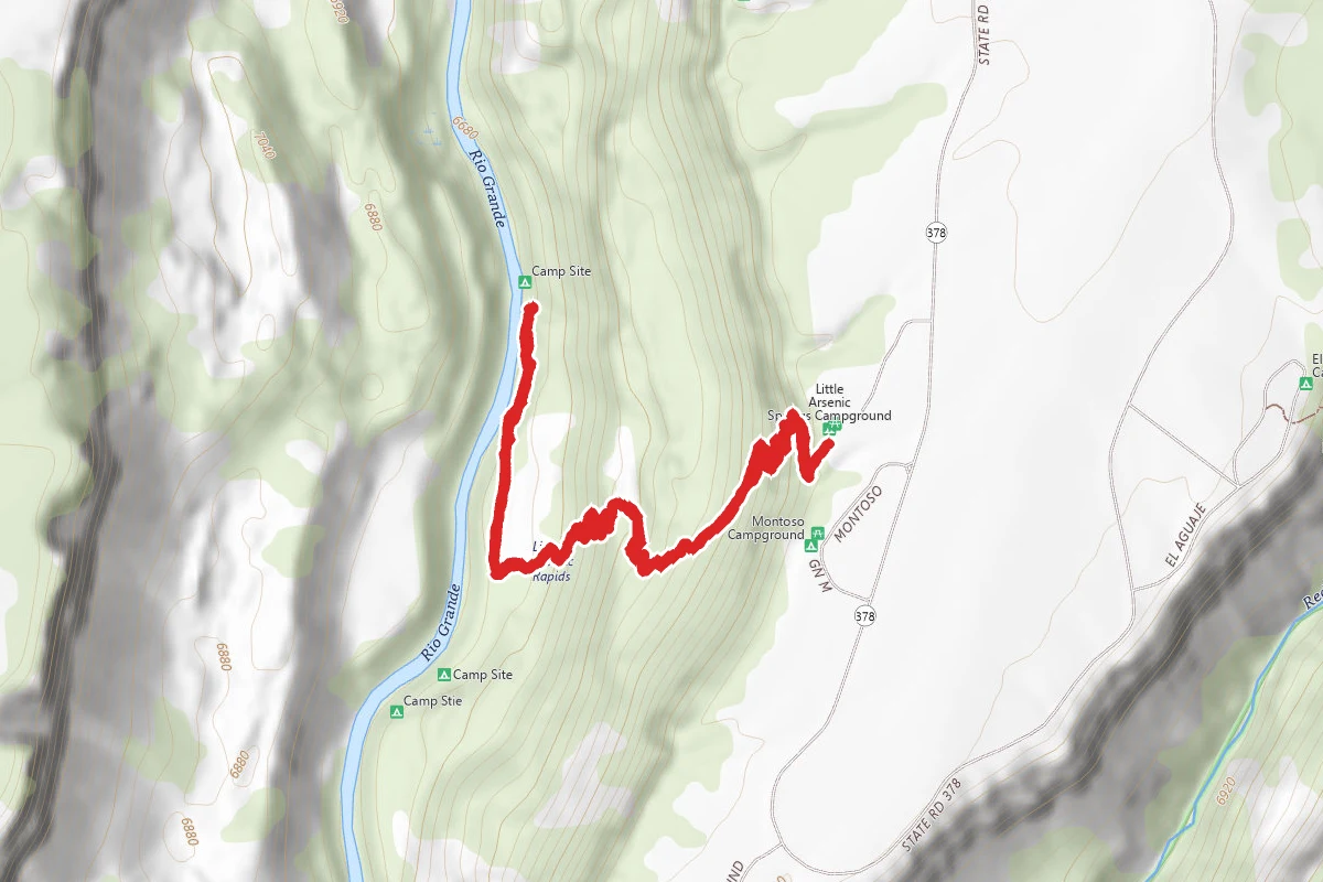 Arsenic Springs via Little Arsenic and River Trails