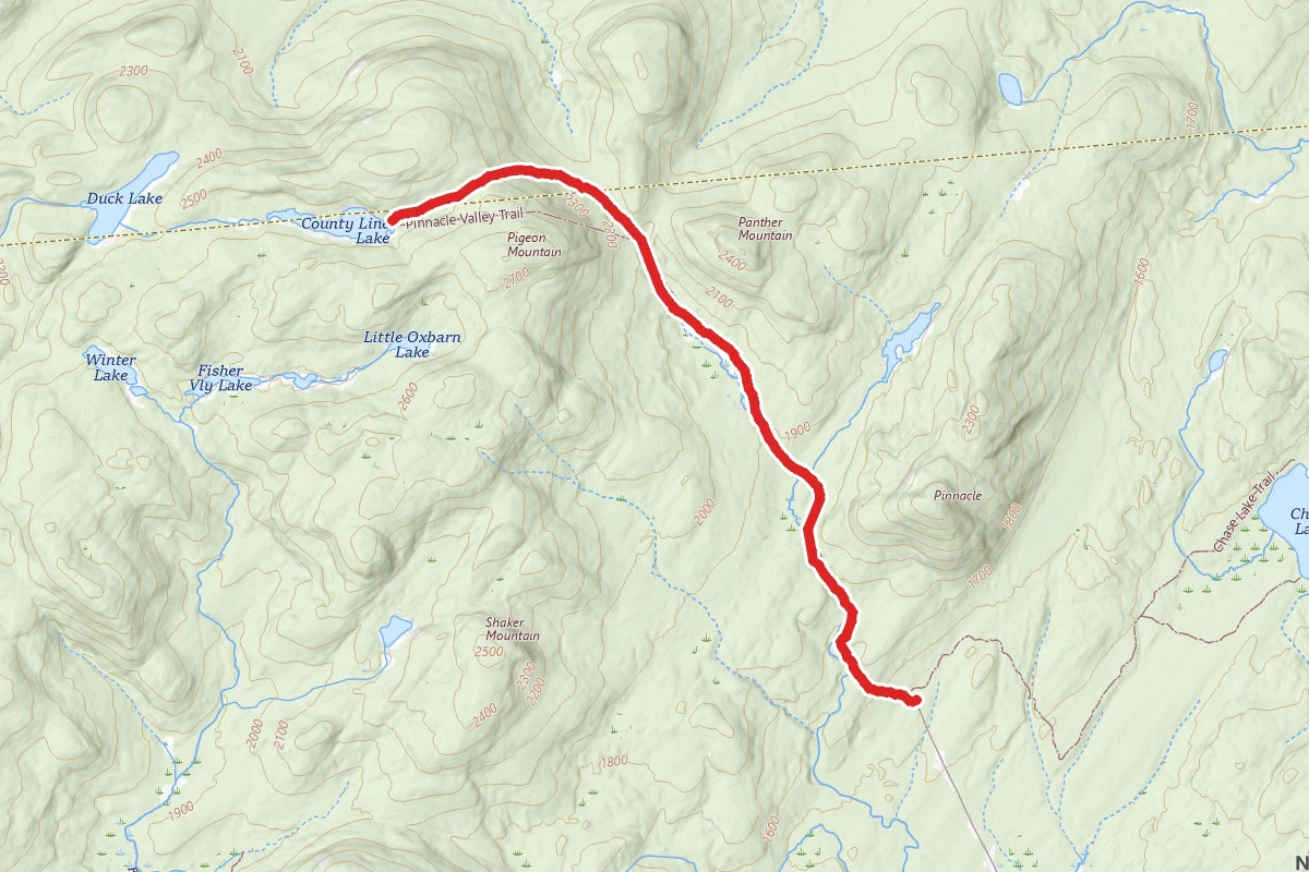 The County Line Lakes Trail